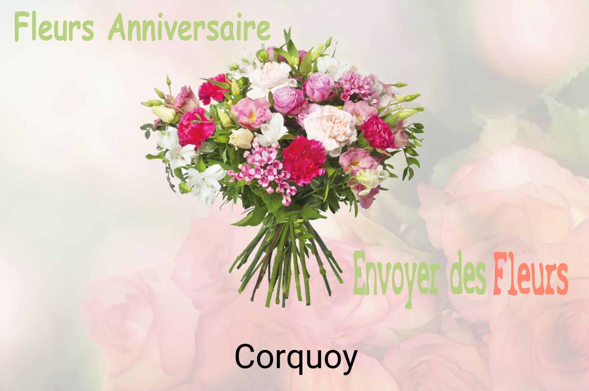 Bouquet de fleurs d’anniversaire livré à Corquoy