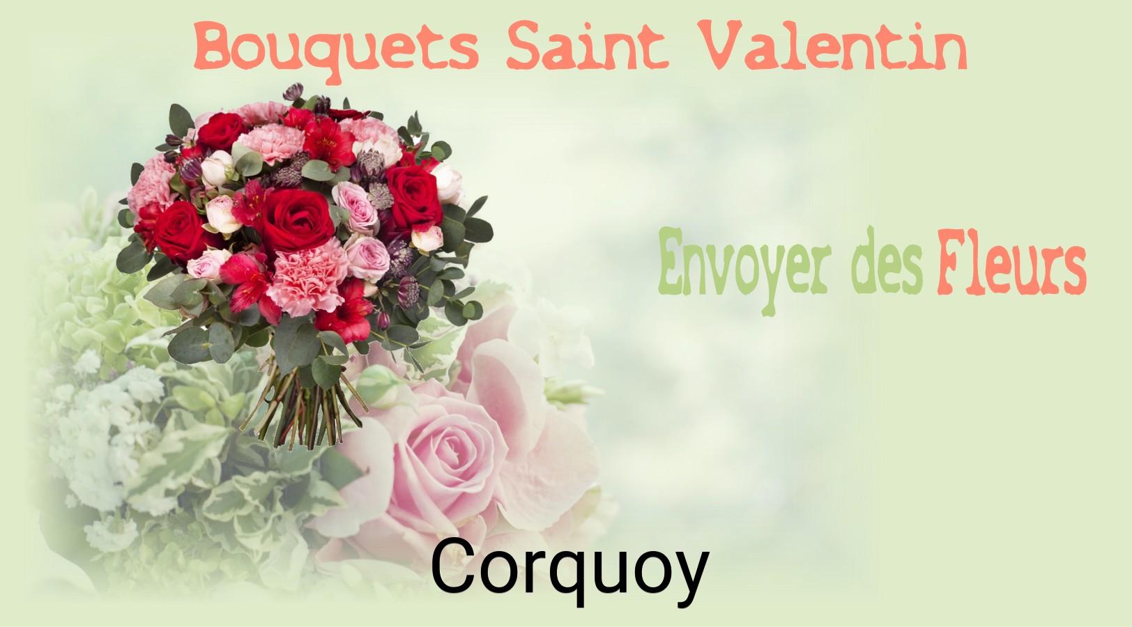 Roses de Saint-Valentin livrées à Corquoy